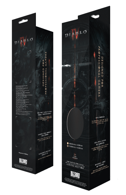 Килимок для миші ігрова поверхня Blizzard DIABLO 4 Inarius and Lilith Діабло XL (90*42 cm) Килимок для миші ігрова поверхня Blizzard DIABLO 4 Inarius and Lilith Діабло XL (90*42 cm)