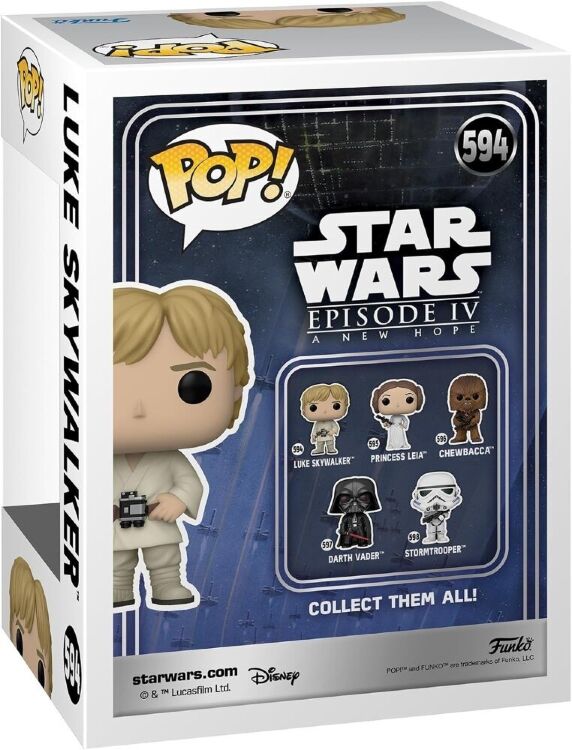 Фігурка Funko Star Wars Luke Skywalker Classics фанко Зоряні війни Люк Скайуокер 594