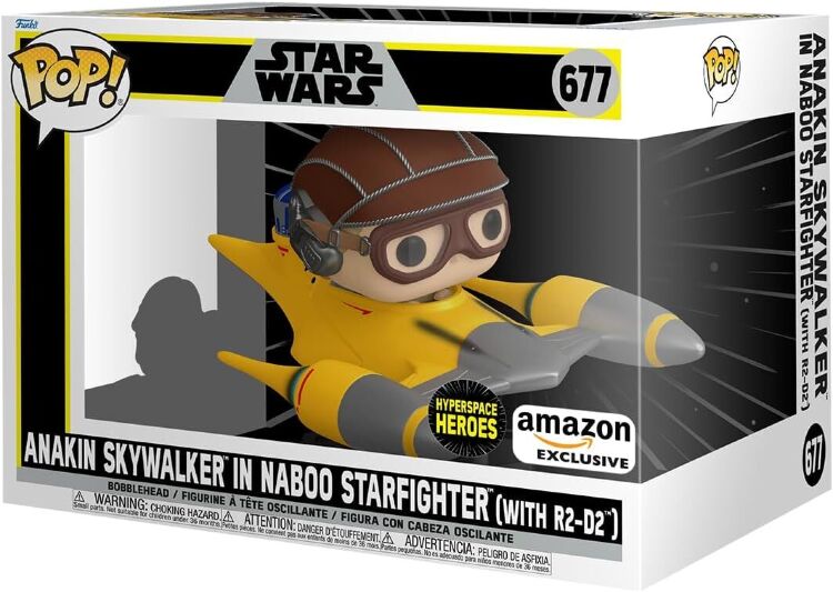 Фігурка Funko Star Wars Anakin in Naboo Sarfighter with R2-D2 фанко Енакін Скайуокер Exclusive 677 Фігурка Funko Star Wars Anakin in Naboo Sarfighter with R2-D2 фанко Енакін Скайуокер Exclusive 677
