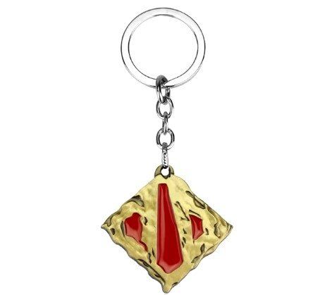 Брелок DOTA 2  Logo металл Дота 2 (цвет бронза)