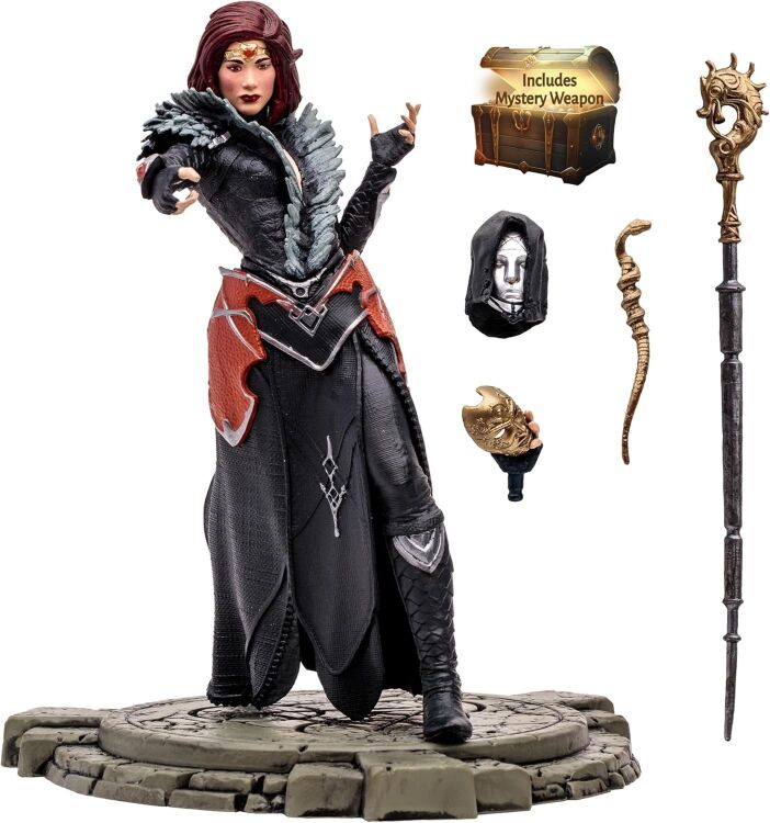 Фигурка McFarlane Diablo IV Ice Blades Sorceress Epic Figure Диабло Ледяной колдун 20 см.