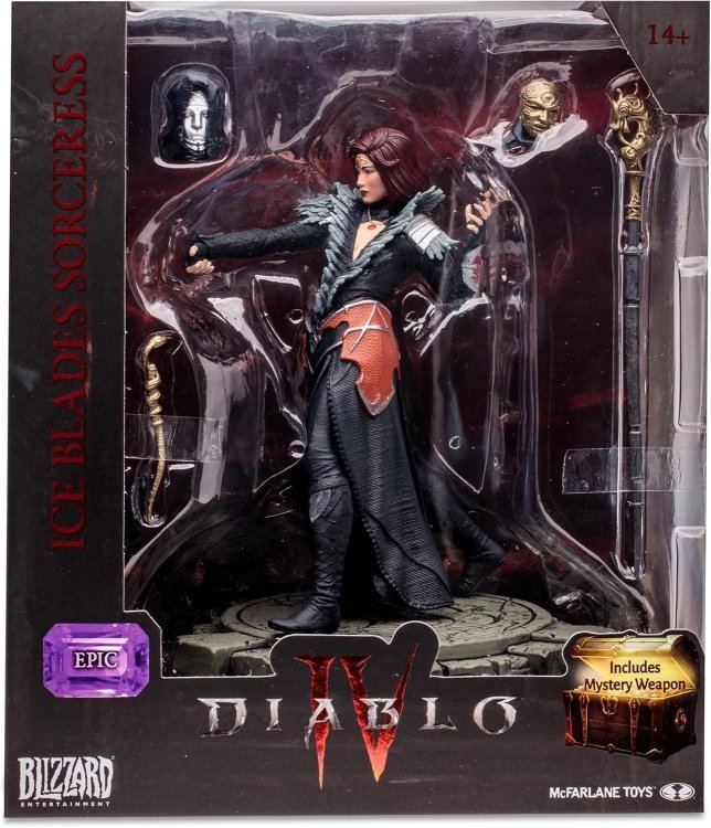 Фігурка McFarlane Diablo IV Ice Blades Sorceress Epic Figure Діабло Крижана чарівниця 20 см. Фігурка McFarlane Diablo IV Ice Blades Sorceress Epic Figure Діабло Крижана чарівниця 20 см.