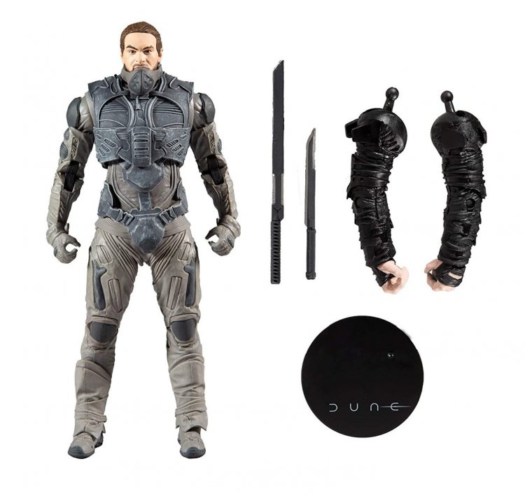 Фігурка McFarlane Toys Dune: Duncan Idaho Action Figure with Build A Glossu Beast Rabban фільм Дюна Фігурка McFarlane Toys Dune: Duncan Idaho Action Figure with Build A Glossu Beast Rabban фільм Дюна