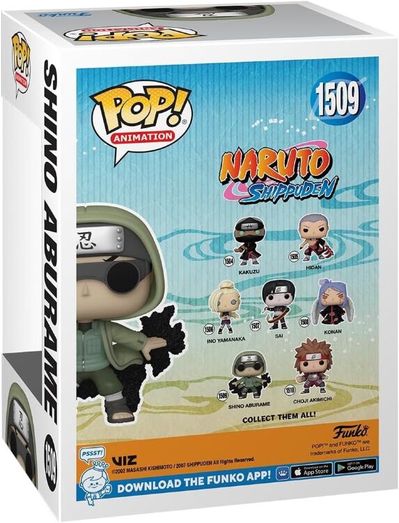 Фігурка Funko Naruto Shino Aburame Фанко Наруто Шино Абураме 1509