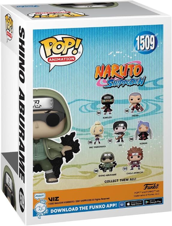 Фігурка Funko Naruto Shino Aburame Фанко Наруто Шино Абураме 1509 Фігурка Funko Naruto Shino Aburame Фанко Наруто Шино Абураме 1509