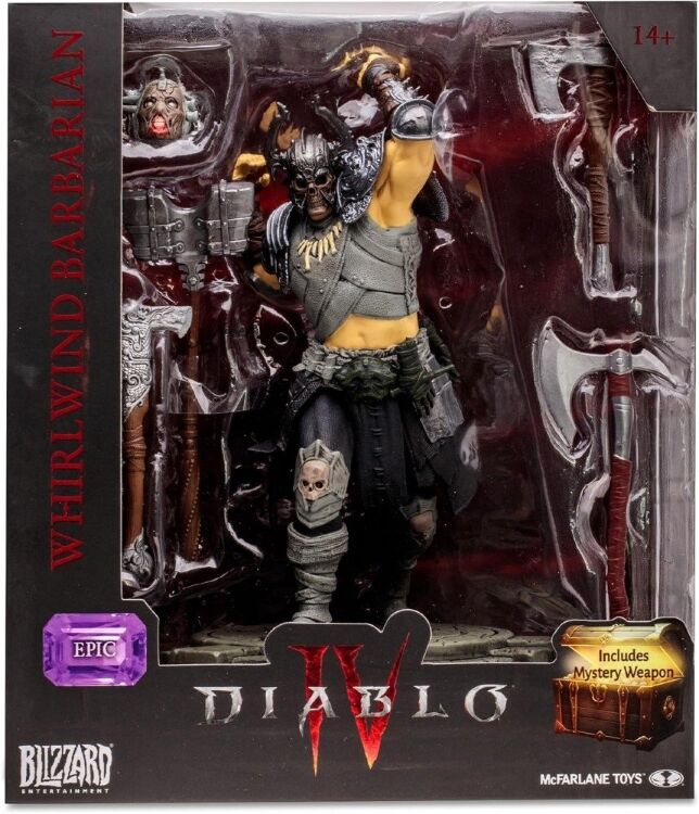 Фігурка McFarlane Diablo IV Whirlwind Barbarian Epic Figure Діабло Варвар 20 см.