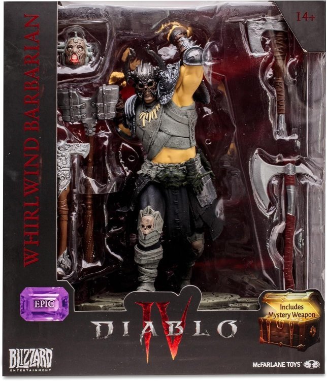 Фігурка McFarlane Diablo IV Whirlwind Barbarian Epic Figure Діабло Варвар 20 см. Фігурка McFarlane Diablo IV Whirlwind Barbarian Epic Figure Діабло Варвар 20 см.