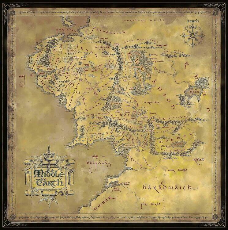 Пазл Noble Collection Lord of The Rings Map of Middle Earth Puzzle Володар кілець Карта Середземя 1000 шт. Пазл Noble Collection Lord of The Rings Map of Middle Earth Puzzle Володар кілець Карта Середземя 1000 шт.