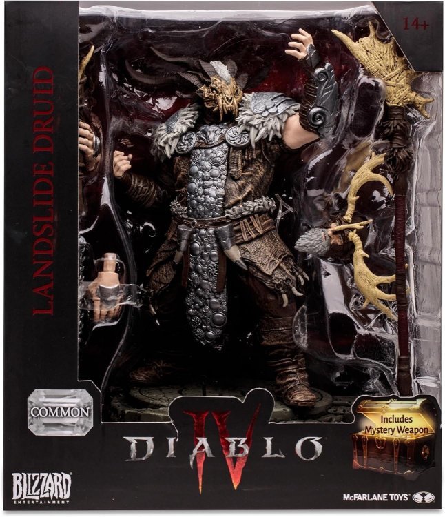 Фигурка McFarlane Diablo IV Landslide Druid Common Figure Диабло Друид 20 см.  Фигурка McFarlane Diablo IV Landslide Druid Common Figure Диабло Друид 20 см.