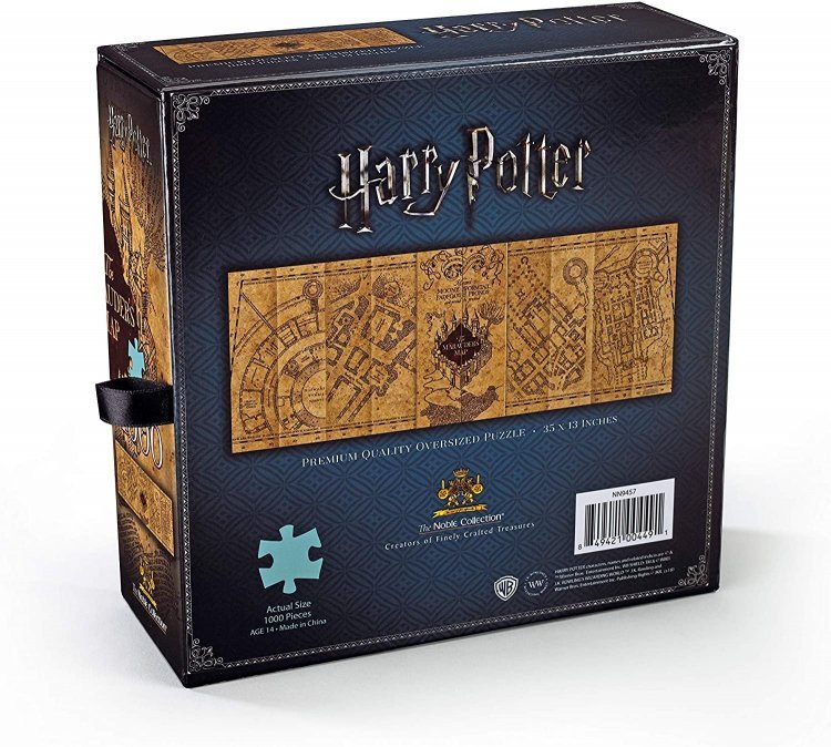 Пазл Гаррі Поттер The Noble Collection Harry Potter Marauders Map Puzzle (1000-Piece) Пазл Гаррі Поттер The Noble Collection Harry Potter Marauders Map Puzzle (1000-Piece)
