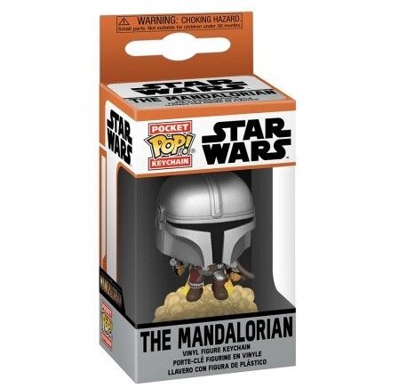 Брелок Funko Pocket Star Wars Keychain The Mandalorian фанко Мандалорець з бластером Брелок Funko Pocket Star Wars Keychain The Mandalorian фанко Мандалорець з бластером