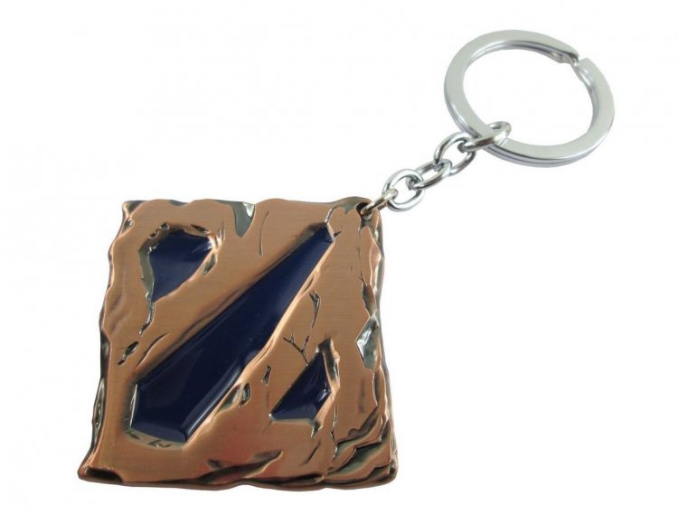 Брелок DOTA 2 Logo метал №2