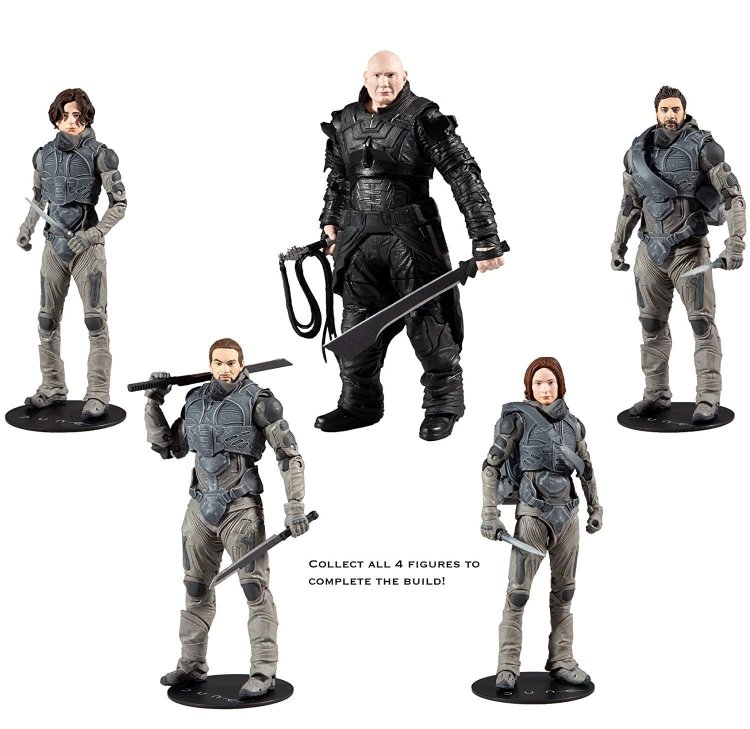 Фігурка McFarlane Toys Dune: Stilgar Action Figure with Build A Glossu Beast Rabban фільм Дюна