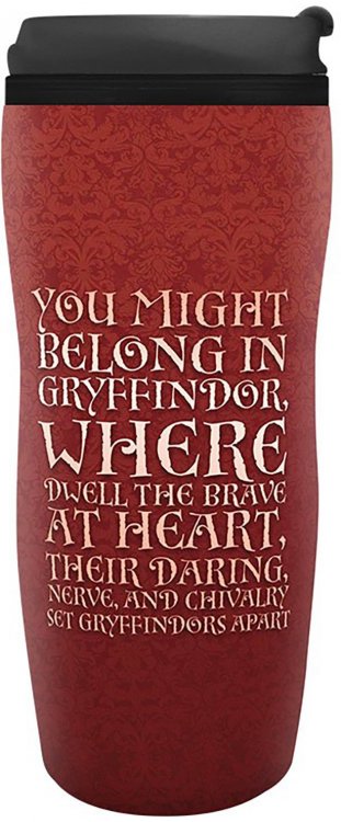 Термокружка Harry Potter Gryffindor Travel Mug Гарри Поттер Гриффиндор 355 мл