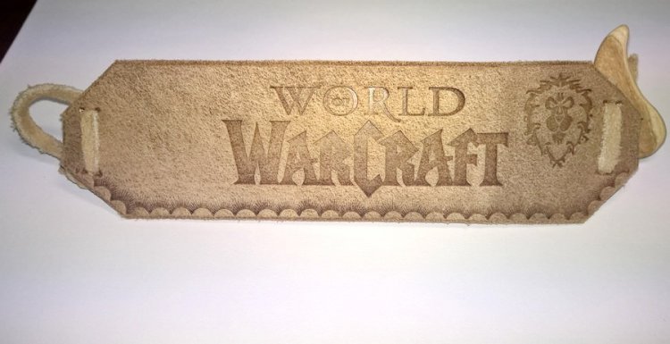 Шкіряний браслет World of Warcraft Alliance # 3 Шкіряний браслет World of Warcraft Alliance # 3