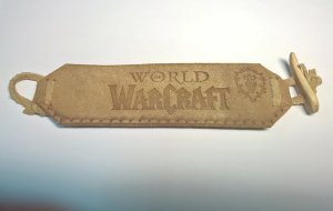 Шкіряний браслет World of Warcraft Alliance # 3