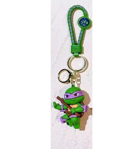 Брелок подвеска на рюкзак TMNT Teenage Mutant Ninja Turtles 3D Keychain Черепашки ниндзя Донателло