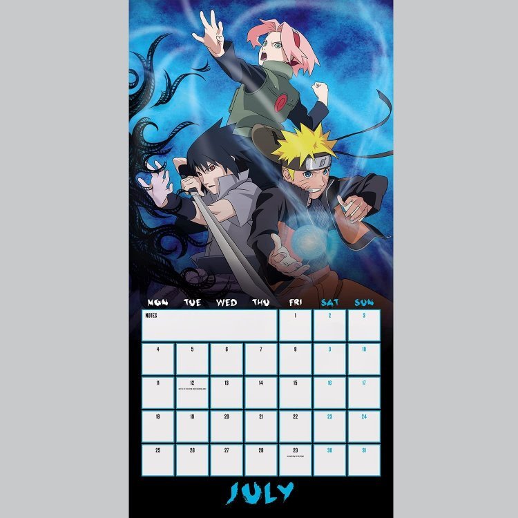 Календар Naruto Shippuden 2022 Official Calendar Календар Naruto Shippuden 2022 Official Calendar