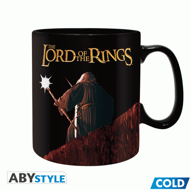 Чашка хамелеон Abystyle Lord Of The Rings You shall not pass Mug кружка Володар кілець Ти не пройдеш 460 мл