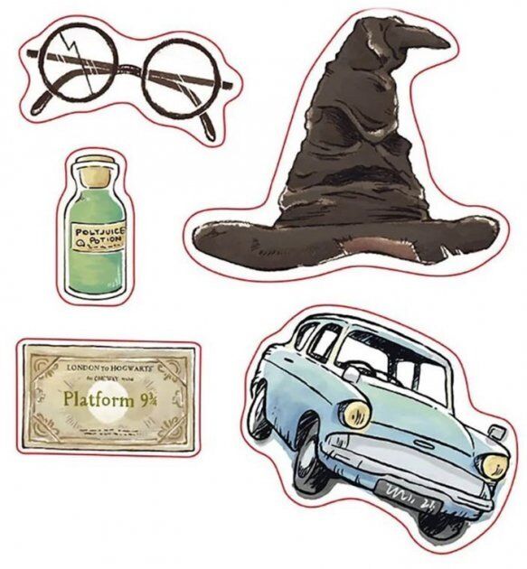 Наклейки ABYstyle Harry Potter Magical Objects 2 (Гаррі Поттер) Магічні речі
