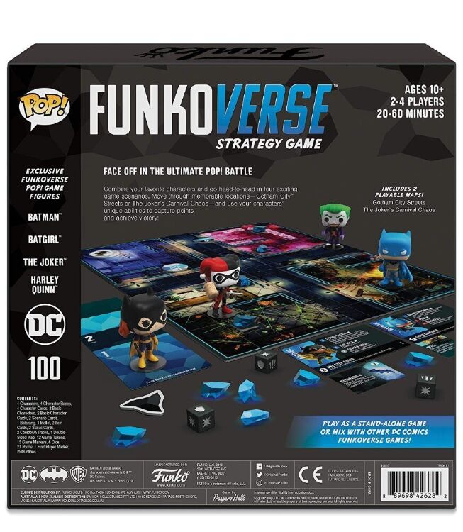 Настільна гра DC Funkoverse Funko Pop Strategy Game DC # 100 Base Set
