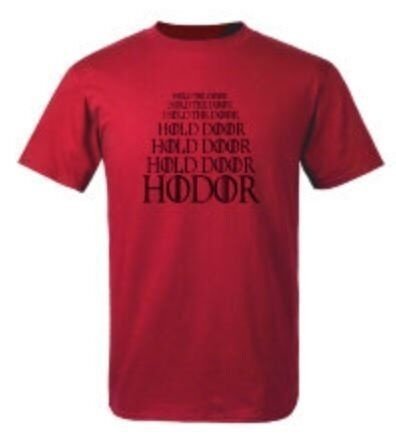 Футболка чоловіча HODOR Game of Thrones (розмір XL)