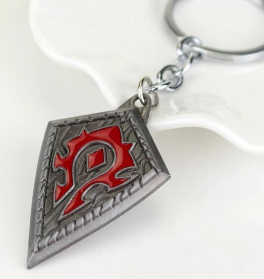 Брелок Horde Орда World of Warcraft Metal silver