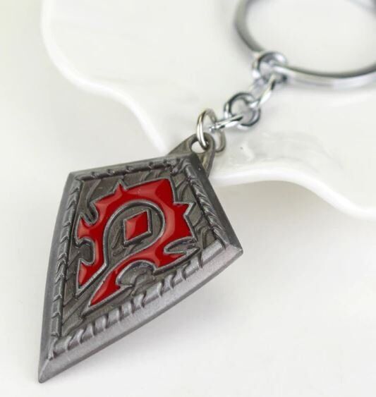 Брелок Horde Орда World of Warcraft Metal silver