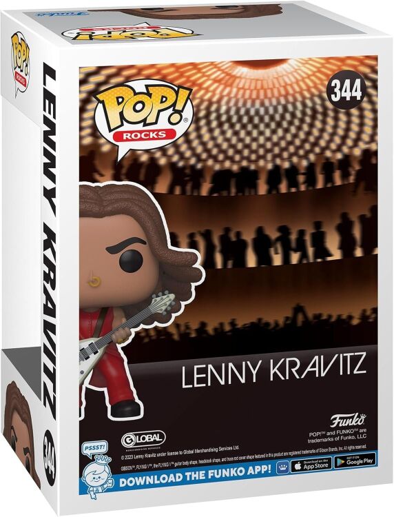 Фігурка Funko Rocks Lenny Kravitz фанко Ленні Кравіц 344