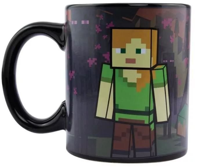 Чашка хамелеон Minecraft Enderman Heat Change Mug кружка Майнкрафт 300 мл Чашка хамелеон Minecraft Enderman Heat Change Mug кружка Майнкрафт 300 мл