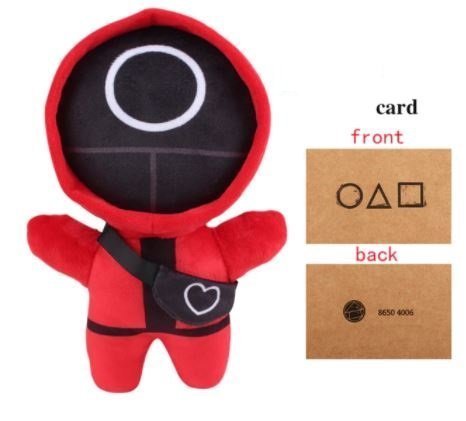 Мяка іграшка Кальмара Plush - наглядач Коло ◉