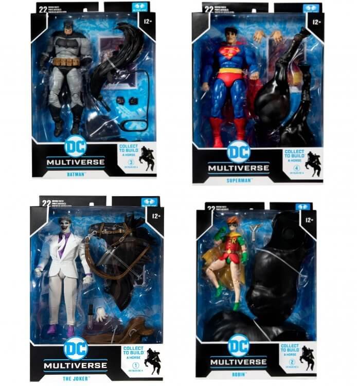 Набір 4 Фігурок McFarlane DC Multiverse The Dark Knight Returns Batman (Build-A Horse) Бетмен Набір 4 Фігурок McFarlane DC Multiverse The Dark Knight Returns Batman (Build-A Horse) Бетмен
