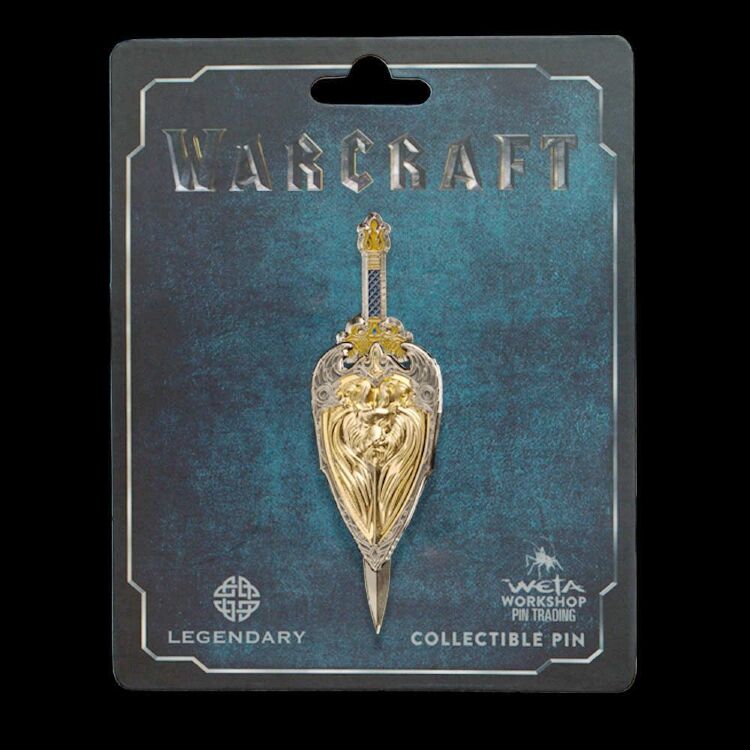 Значок collectible Pin Warcraft LLANE SWORD and SHIELD DUAL PIN