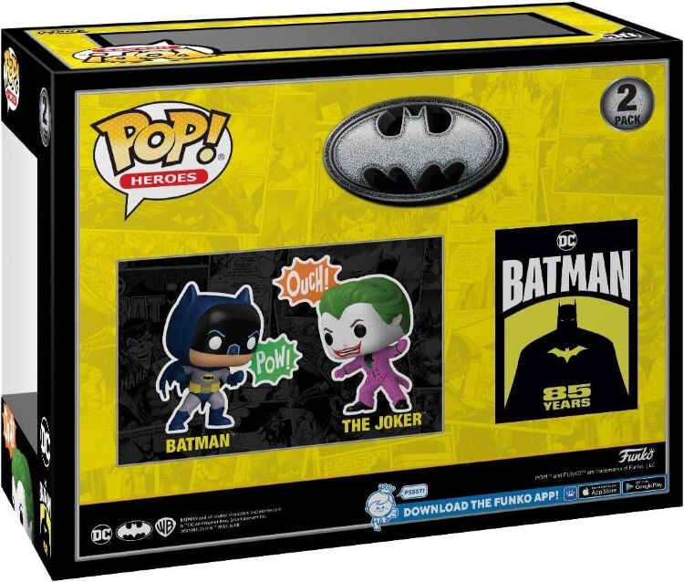 Фигурка Funko DC Heroes: Batman and The Joker 2-Pack Фанко Бэтмен и Джокер (Amazon Exclusive)