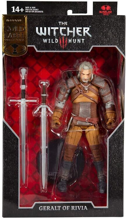 Фігурка McFarlane Witcher: Geralt of Rivia Геральт з Рівії Gold label