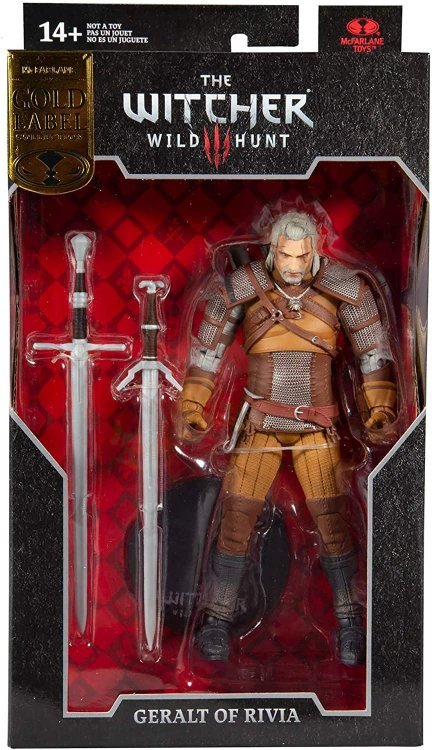Фігурка McFarlane Witcher: Geralt of Rivia Геральт з Рівії Gold label
