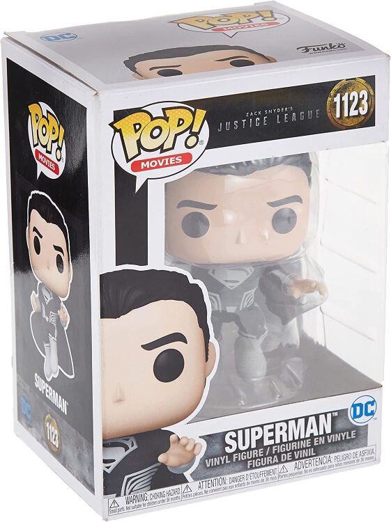 Фигурка Funko DC Justice League Superman фанко Лига Справедливости Супермен черный костюм 1123 Фигурка Funko DC Justice League Superman фанко Лига Справедливости Супермен черный костюм 1123