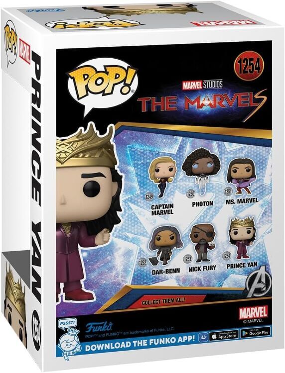 Фигурка Funko Marvel Movies: The Marvels Prince Yan фанко Принц Ян 1254