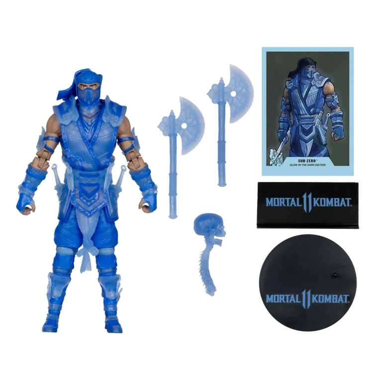 Фігурка McFarlane Mortal Kombat 11 Sub Zero Gold Label Сабзіро (Світиться у темряві) 20 см.