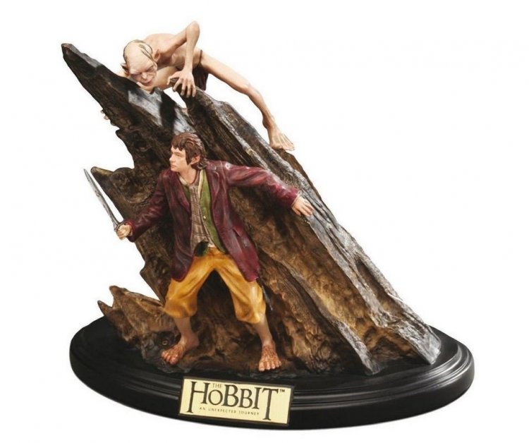 Статуетка The Hobbit Riddles in the Dark Bilbo Gollum Statue Limited Edition
