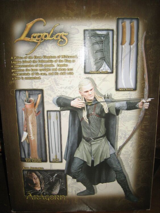 Фігурка - Lord of the Rings /Hobbit Legolas Figure (NECA) 48 см.