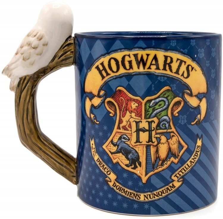 Кружка Harry Potter Hogwarts House Ceramic 3D Mug with Hedwig 20 Oz Кружка Harry Potter Hogwarts House Ceramic 3D Mug with Hedwig 20 Oz