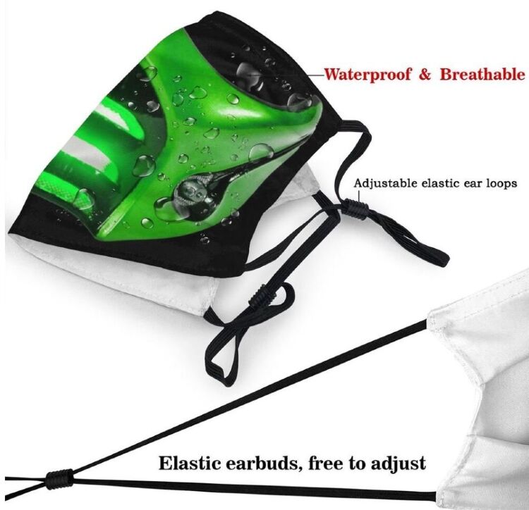 Маска захисна для обличчя Mortal Kombat №12 + 2 вугільні фільтри