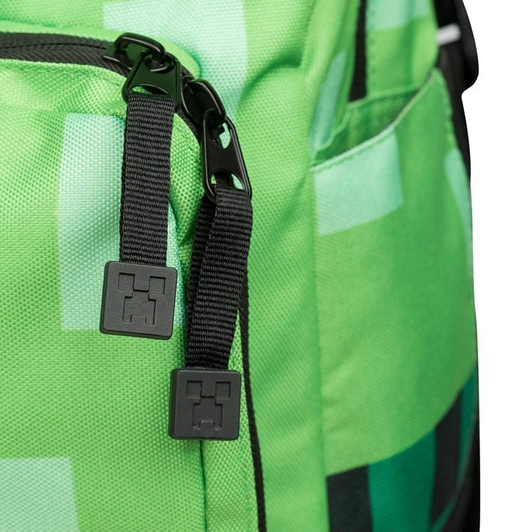 Рюкзак майнкрафт - Minecraft Creeper Kids Backpack (Green, 18 ") School Рюкзак майнкрафт - Minecraft Creeper Kids Backpack (Green, 18 ") School