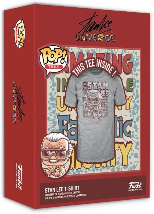 Футболка Funko Boxed Tee: Marvel Stan Lee фанко Марвел Стен Лі (розмір L) Футболка Funko Boxed Tee: Marvel Stan Lee фанко Марвел Стен Лі (розмір L)