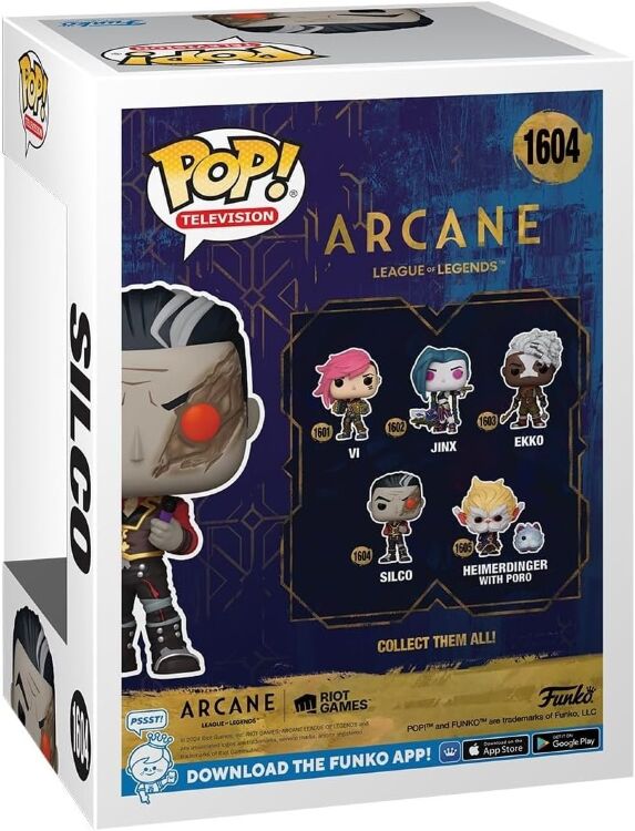 Фигурка Funko League Of Legends Arcane Silco фанко Лига легенд Силко 1604
