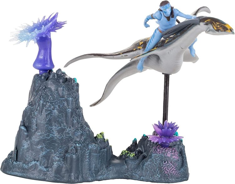 Фігурка McFarlane Toys Avatar: Way of Water - Neteyam and Ilu - Аватар Нетейам та Ілу (підсвічування)