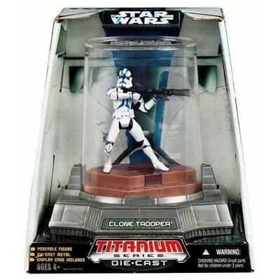 Фігурка Star Wars - TITANIUM DIECAST - Blue Clone Trooper Фігурка Star Wars - TITANIUM DIECAST - Blue Clone Trooper
