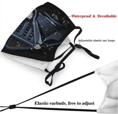 Маска захисна для обличчя Star Wars №11 + 2 вугільні фільтри