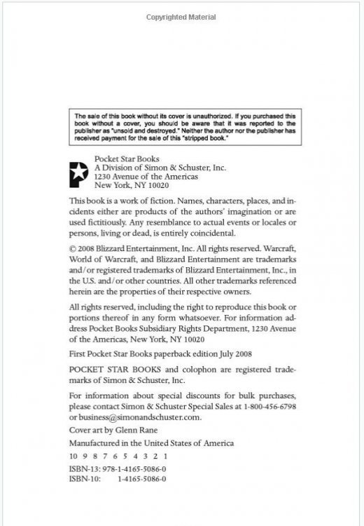 Книга Warcraft Beyond the Dark Portal (М'який палітурка)